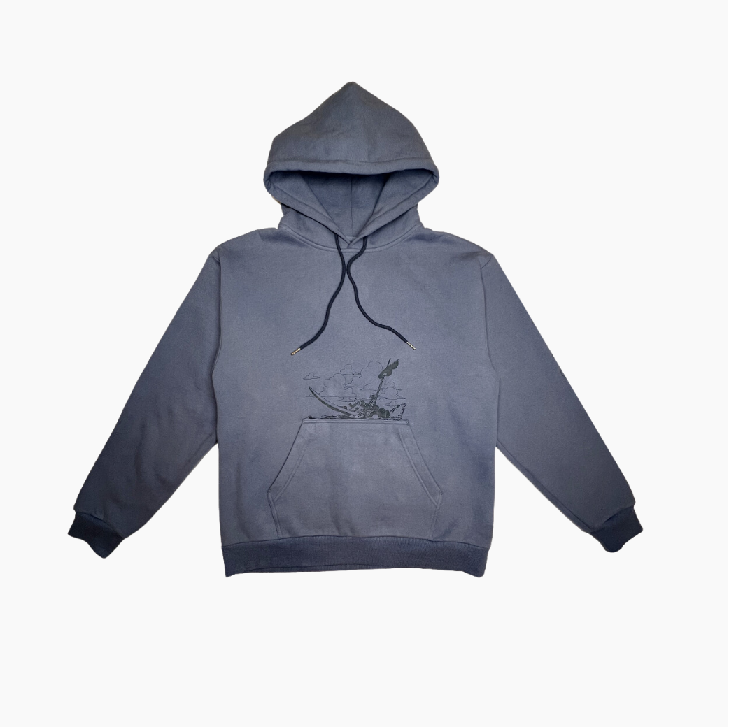 ACE Washed Blue Hoodie
