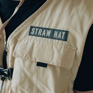 Straw Hat Sand Vest