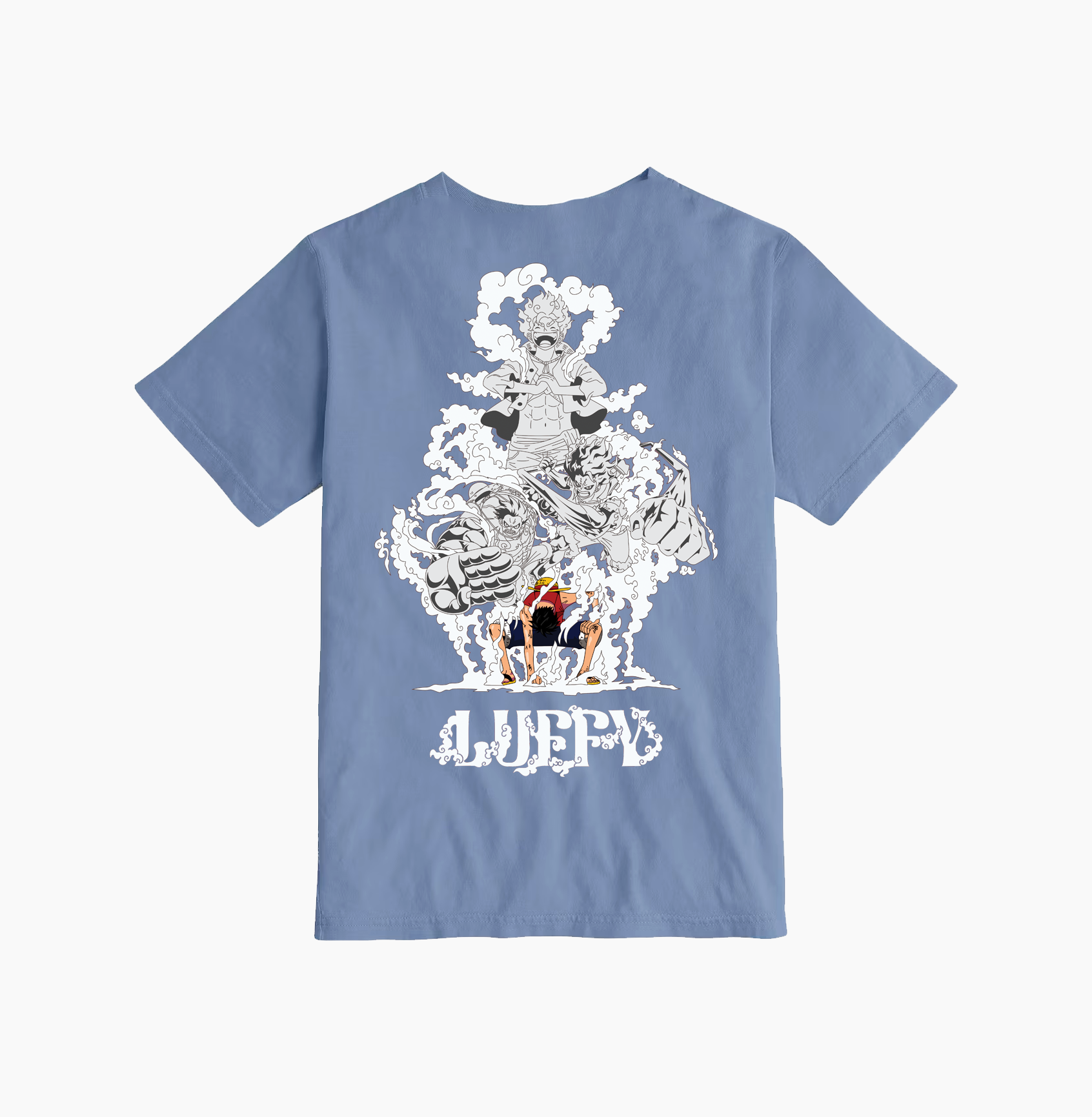 One Piece Luffy Washed Blue 2.0 Tee
